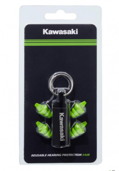 Kawasaki Ohrstöpsel im Schlüsselanhänger